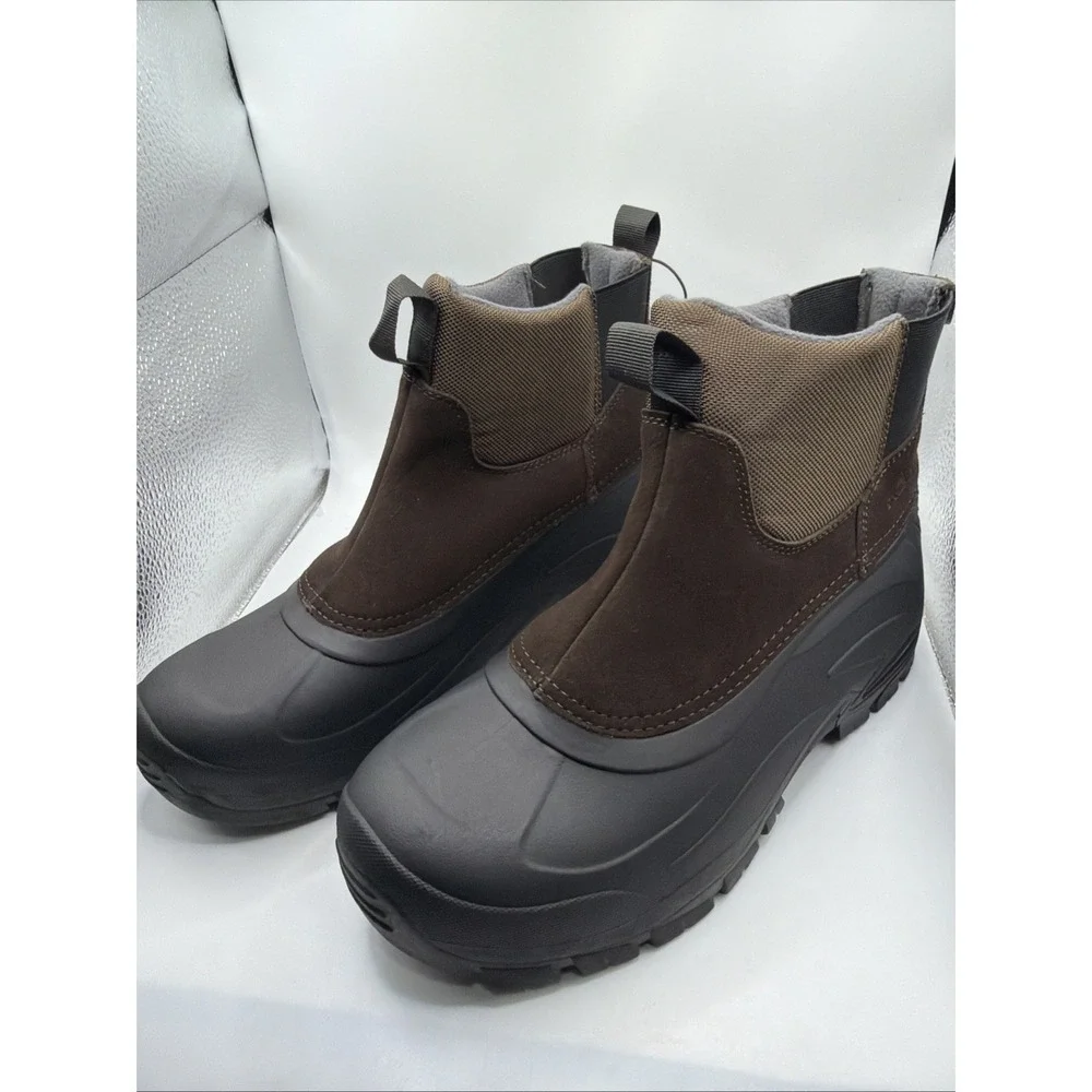 Staheekum Men's Size 9 Pull-on Winter Boots Cold Rated -20 degrees Brown